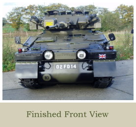 Previous Projects CVR T Sabre 02 FD 14 Completed Vehicle Section Finished Front View